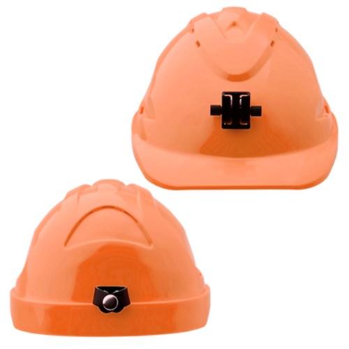 Pro Choice Hard Hat (V9) - Vented, 6 Point Push-lock Harness C/w Lamp Bracket X 20 - HHV9LB PPE Pro Choice ORANGE  